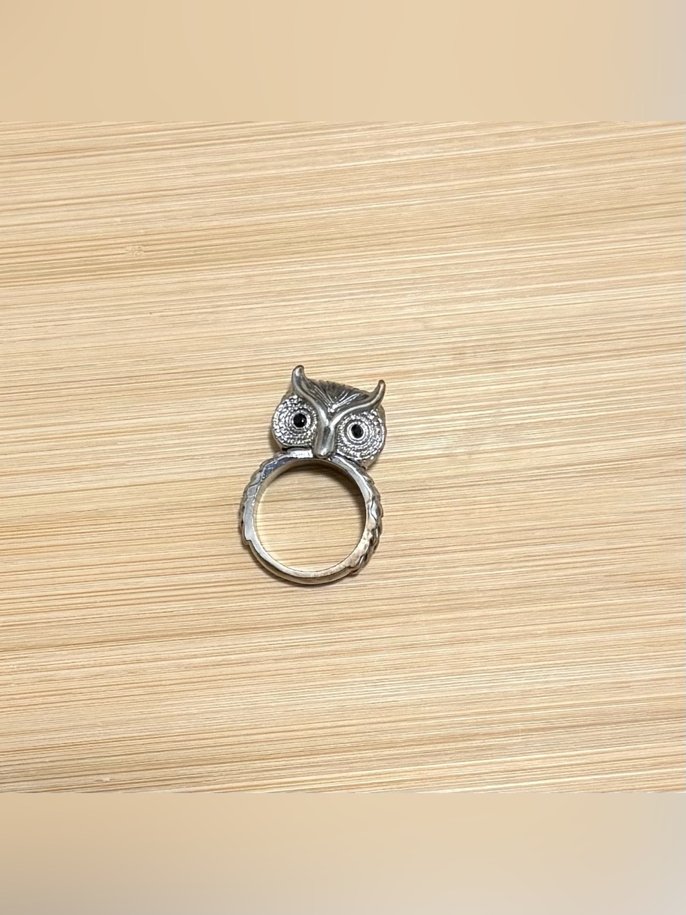 Silver Owl Ring